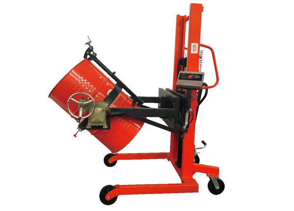 電子秤式手動(dòng)油桶卸料車(chē)GSC-16-350